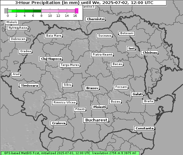 Niederschlag, 2. 7. 2025