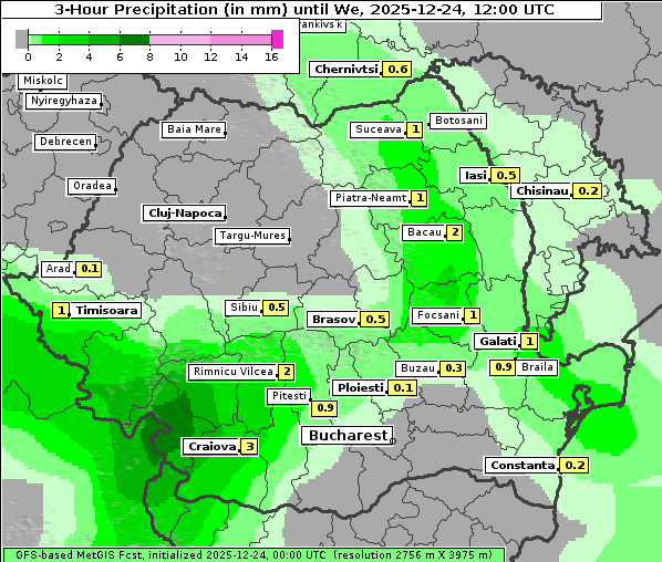 Niederschlag, 24. 12. 2025