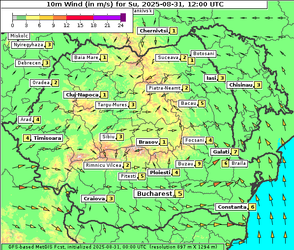Wind, 31. 8. 2025