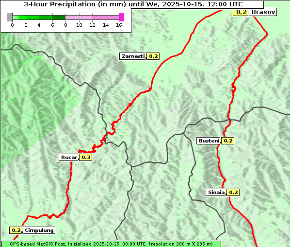Niederschlag, 15. 10. 2025