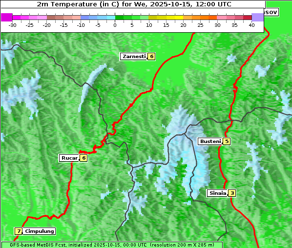 Temperatur, 15. 10. 2025