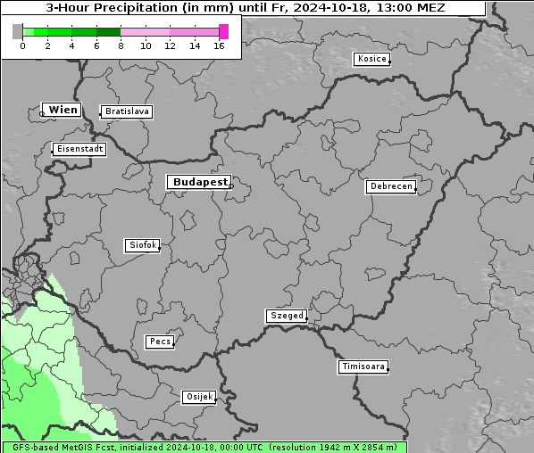 Niederschlag, 18. 10. 2024