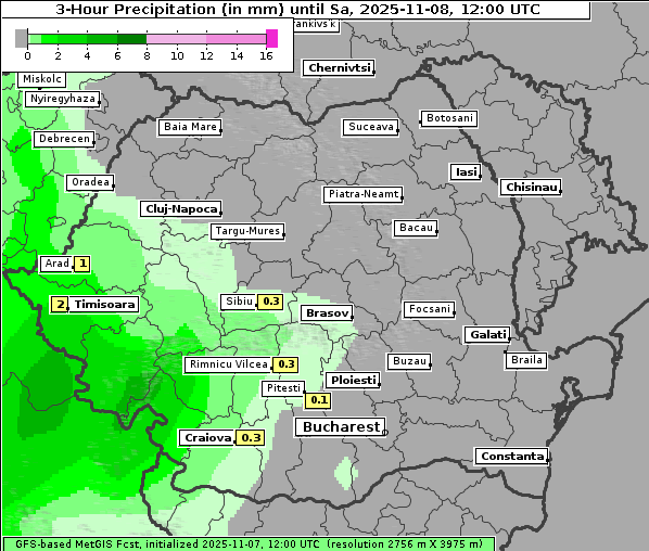 Niederschlag, 8. 11. 2025