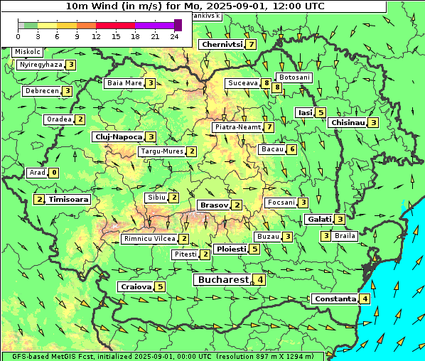 Wind, 1. 9. 2025
