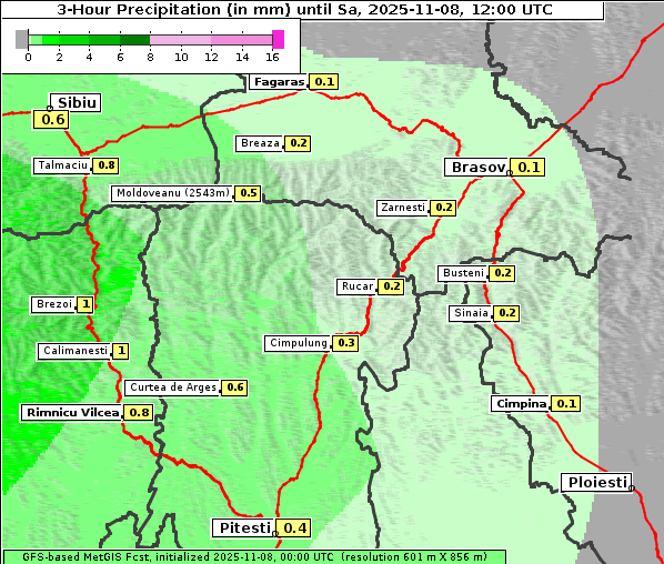 Niederschlag, 8. 11. 2025
