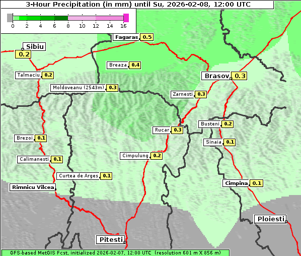 Niederschlag, 8. 2. 2026