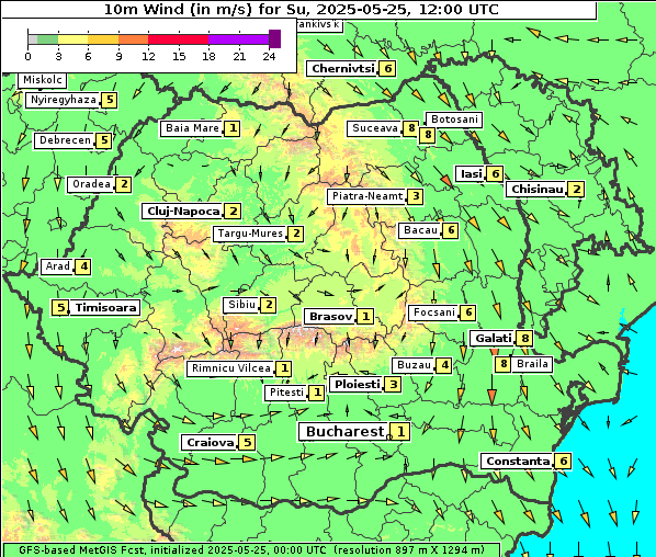 Wind, 25. 5. 2025