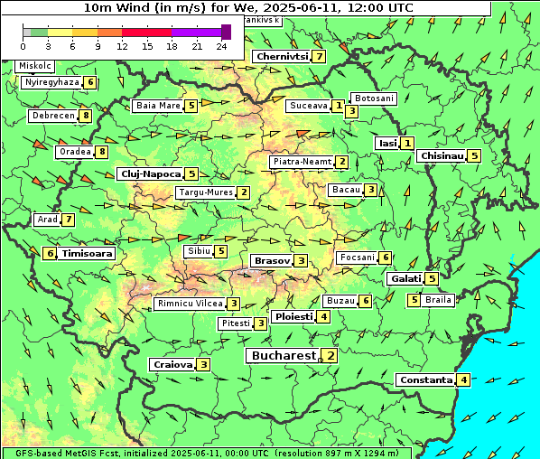 Wind, 11. 6. 2025