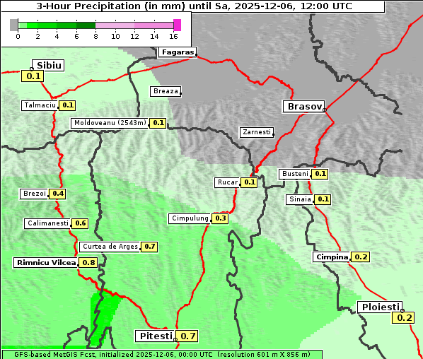 Niederschlag, 6. 12. 2025