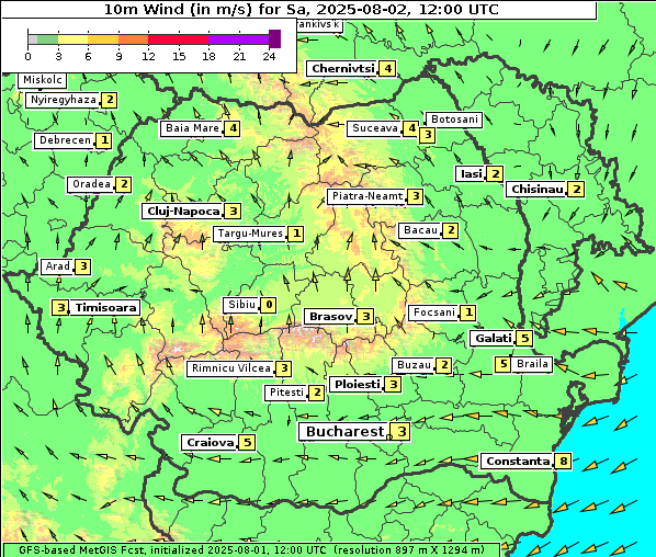 Wind, 2. 8. 2025