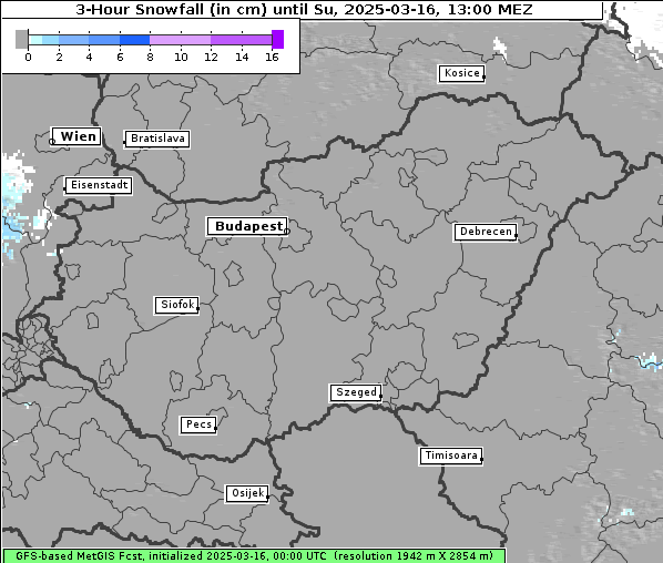 Neuschnee, 16. 3. 2025