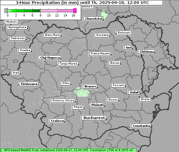 Niederschlag, 18. 9. 2025