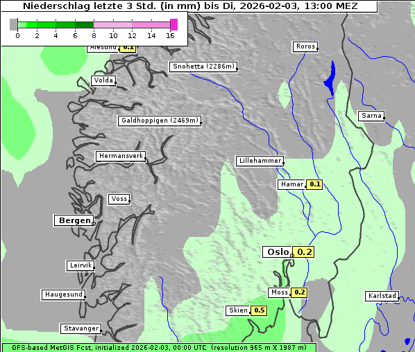 Niederschlag, 3. 2. 2026