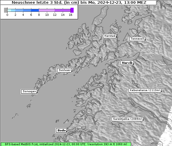 Neuschnee, 23. 12. 2024