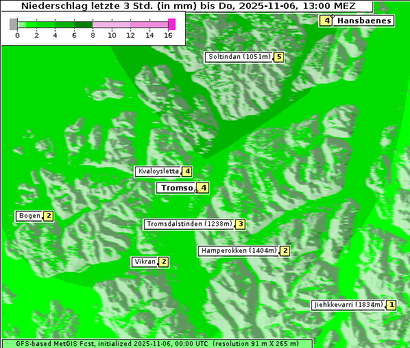 Niederschlag, 6. 11. 2025