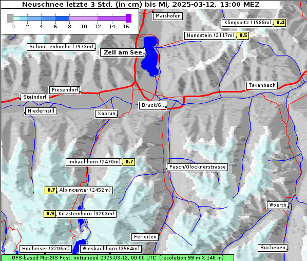 Neuschnee, 12. 3. 2025