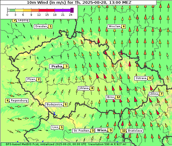 Wind, 28. 8. 2025