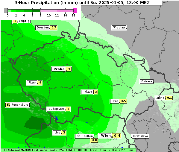 Niederschlag, 5. 1. 2025