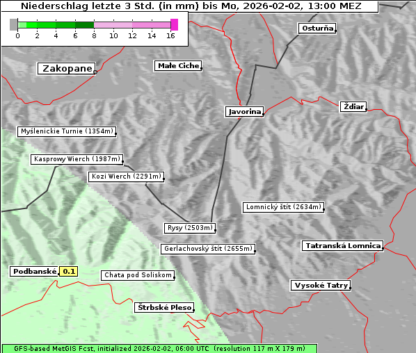 Niederschlag, 2. 2. 2026