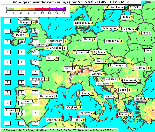 Wind, 9. 11. 2025