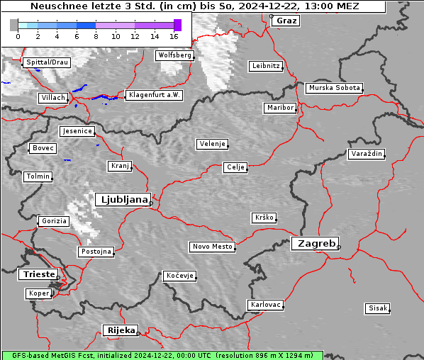 Neuschnee, 22. 12. 2024