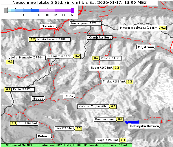 Neuschnee, 17. 1. 2026