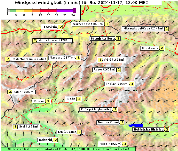Wind, 17. 11. 2024