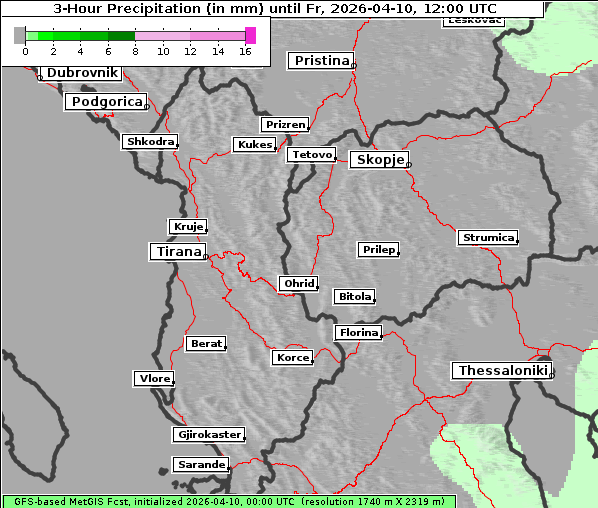 Niederschlag, 10. 4. 2026