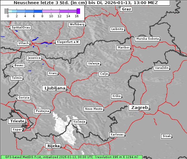 Neuschnee, 13. 1. 2026
