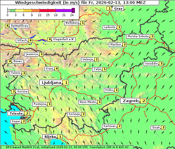 Wind, 13. 2. 2026