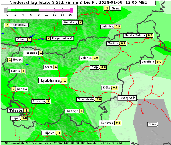 Niederschlag, 9. 1. 2026