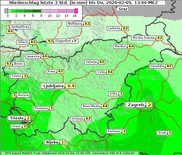 Niederschlag, 5. 2. 2026