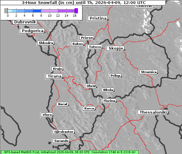 Neuschnee, 9. 4. 2026