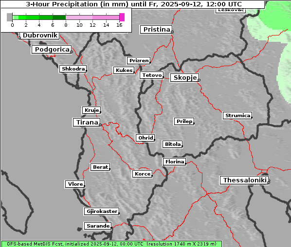Niederschlag, 12. 9. 2025