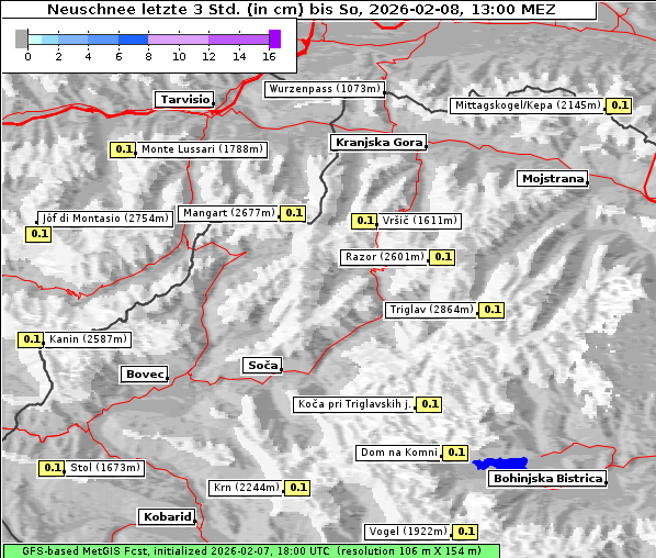 Neuschnee, 8. 2. 2026