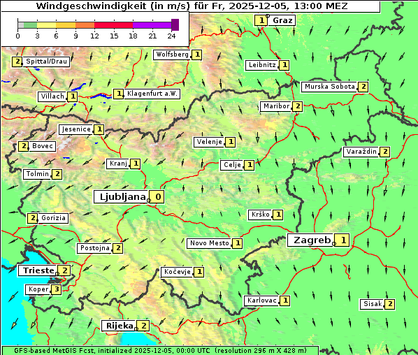 Wind, 5. 12. 2025