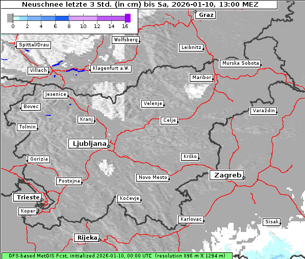 Neuschnee, 10. 1. 2026