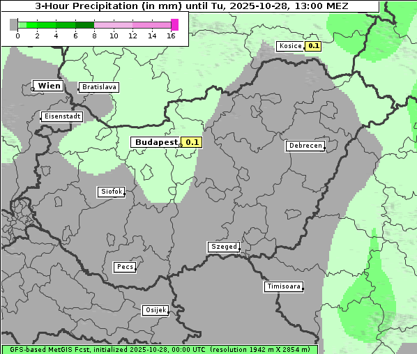 Niederschlag, 28. 10. 2025
