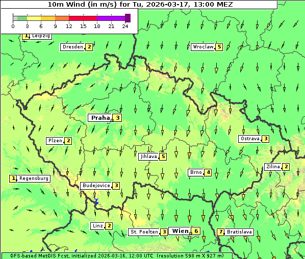 Wind, 17. 3. 2026