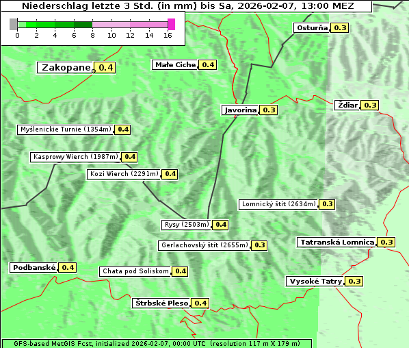 Niederschlag, 7. 2. 2026