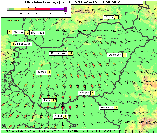 Wind, 16. 9. 2025