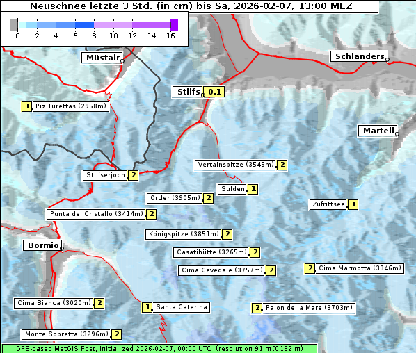 Neuschnee, 7. 2. 2026