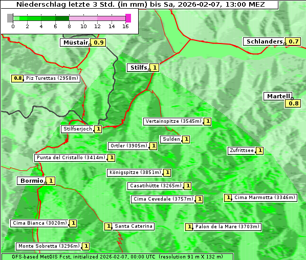 Niederschlag, 7. 2. 2026