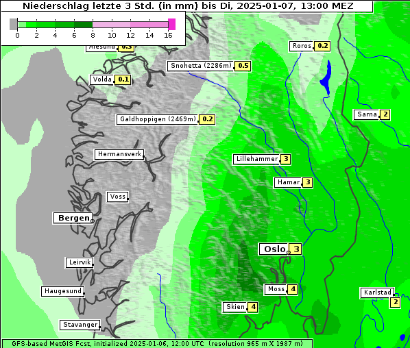 Niederschlag, 7. 1. 2025