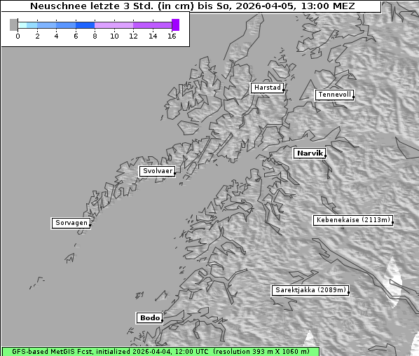 Neuschnee, 5. 4. 2026