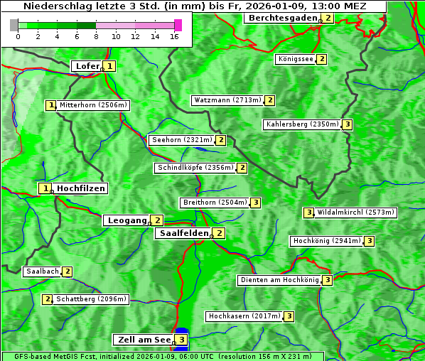 Niederschlag, 9. 1. 2026