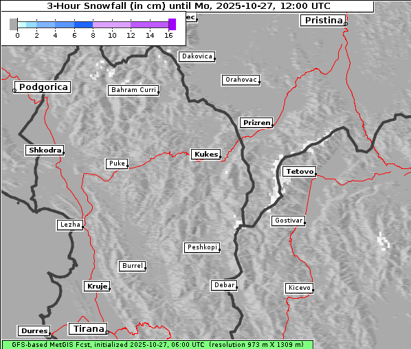 Neuschnee, 27. 10. 2025