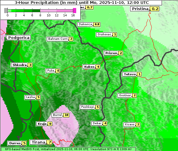 Niederschlag, 10. 11. 2025