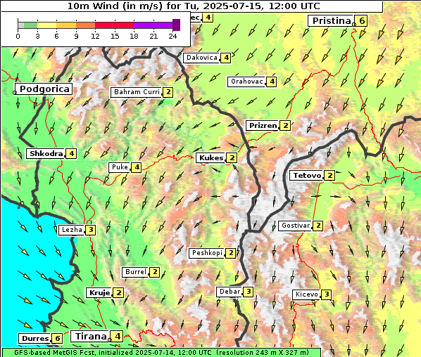 Wind, 15. 7. 2025