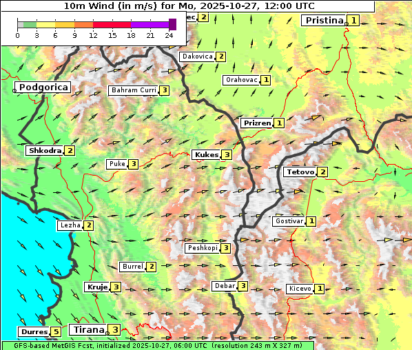 Wind, 27. 10. 2025